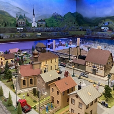 Železnica_model_domčeky